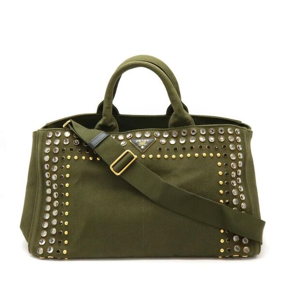 Pre Loved prada Women green | green Tote Bags - Picture 1 of 7